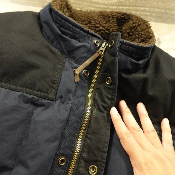 Eddie Bauer Yukon Down Vest Goose Down Fill Power 550 Men's Size Large Navy - Picture 6 of 10